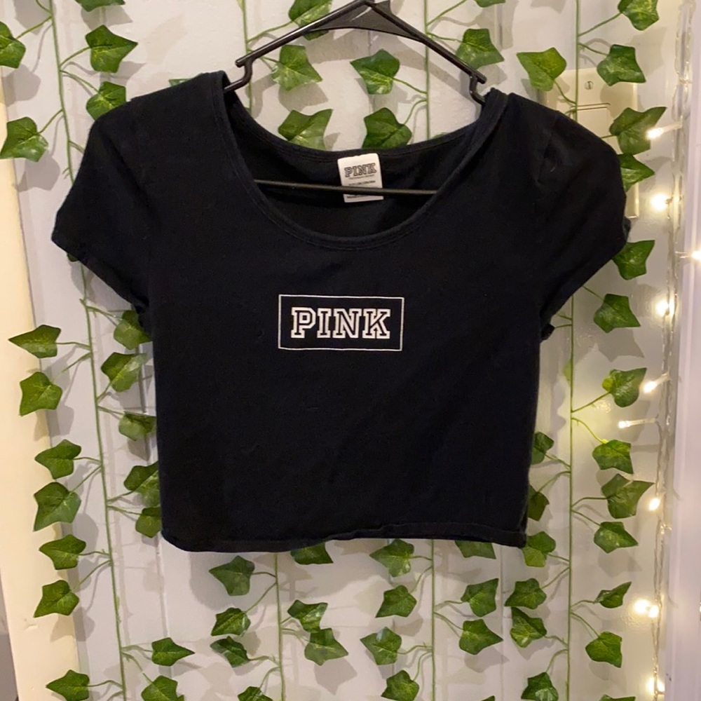 Pink crop top